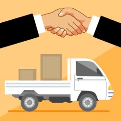 Delivery Truck Handshake Concept  - mohamed_hassan / Pixabay